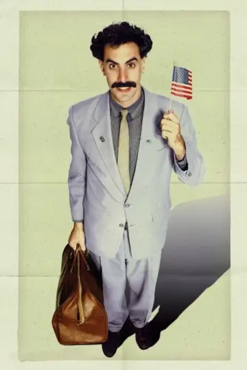 Plakat do filmu "Borat. Podpatrzone w Ameryce, aby Kazachstan Rósł w Siłę, a Ludzie Żyli Dostatniej" #264070