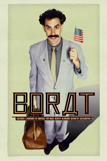 Plakat do filmu "Borat. Podpatrzone w Ameryce, aby Kazachstan Rósł w Siłę, a Ludzie Żyli Dostatniej" #732716