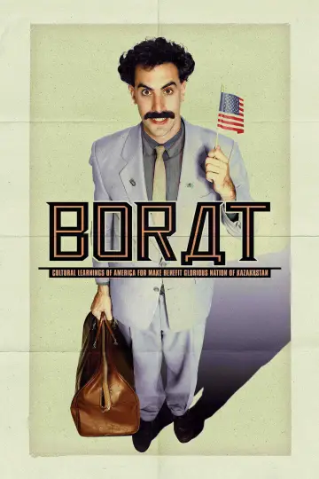 Plakat do filmu "Borat. Podpatrzone w Ameryce, aby Kazachstan Rósł w Siłę, a Ludzie Żyli Dostatniej" #732721