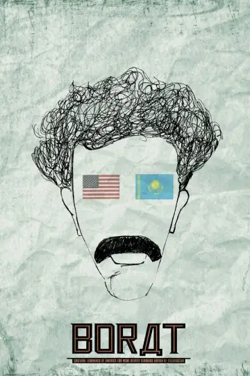 Plakat do filmu "Borat. Podpatrzone w Ameryce, aby Kazachstan Rósł w Siłę, a Ludzie Żyli Dostatniej" #732723