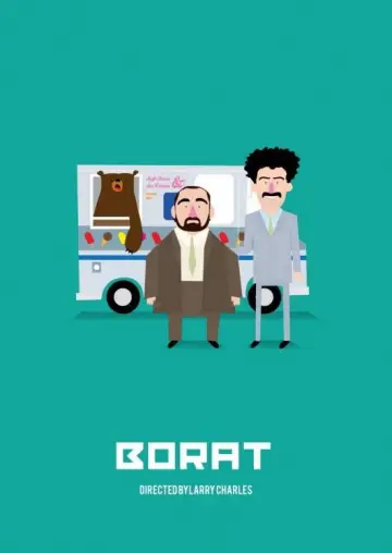 Plakat do filmu "Borat. Podpatrzone w Ameryce, aby Kazachstan Rósł w Siłę, a Ludzie Żyli Dostatniej" #732726