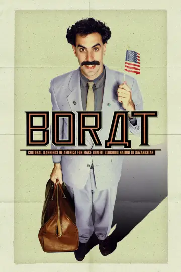 Plakat do filmu "Borat. Podpatrzone w Ameryce, aby Kazachstan Rósł w Siłę, a Ludzie Żyli Dostatniej" #99914