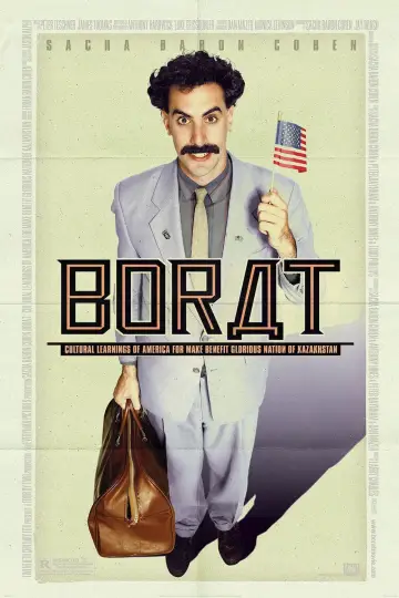 Plakat do filmu "Borat. Podpatrzone w Ameryce, aby Kazachstan Rósł w Siłę, a Ludzie Żyli Dostatniej" #99916