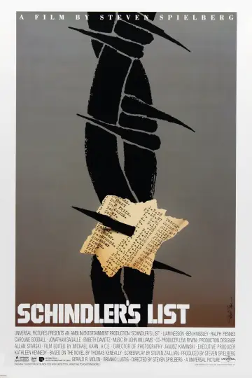 Plakat do filmu "Lista Schindlera" #22643