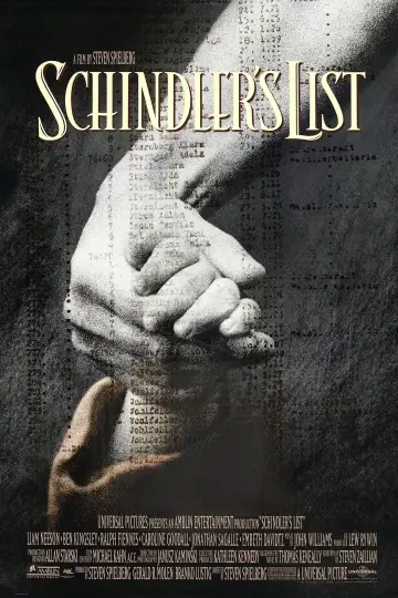 Plakat do filmu "Lista Schindlera" #22644