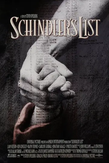 Plakat do filmu "Lista Schindlera" #22645