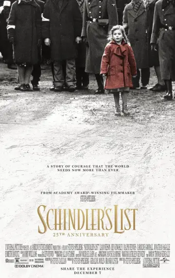 Plakat do filmu "Lista Schindlera" #22657