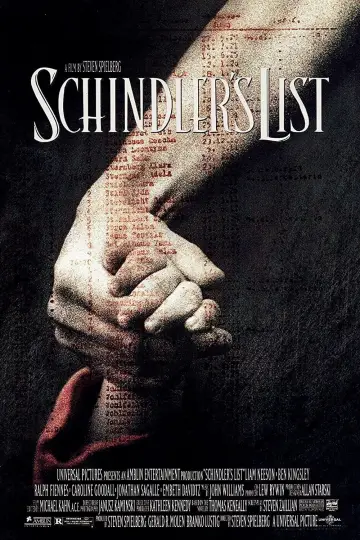 Plakat do filmu "Lista Schindlera" #22668