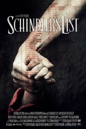 Plakat do filmu "Lista Schindlera" #551221