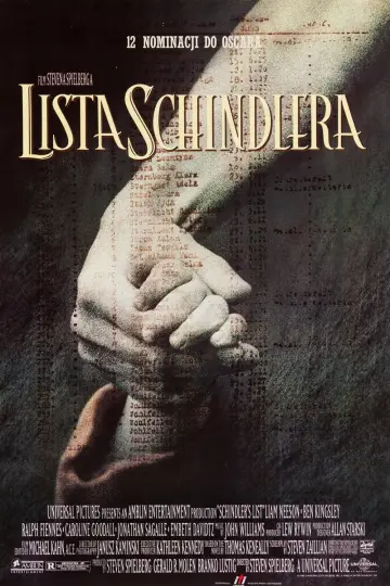 Plakat do filmu "Lista Schindlera" #551227