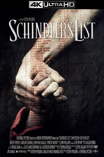 Plakat do filmu "Lista Schindlera" #749069