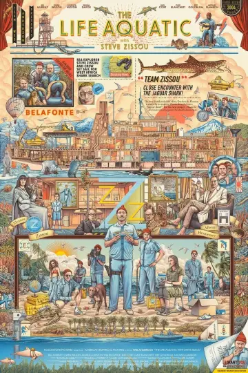 Plakat do filmu "Podwodne życie ze Stevem Zissou" #240381
