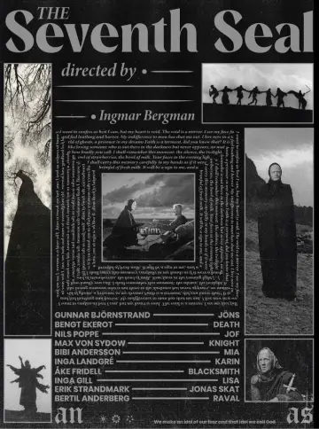 Plakat do filmu "Siódma pieczęć" #855564