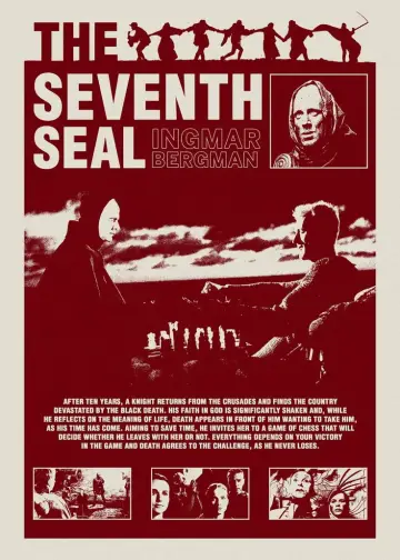 Plakat do filmu "Siódma pieczęć" #855566