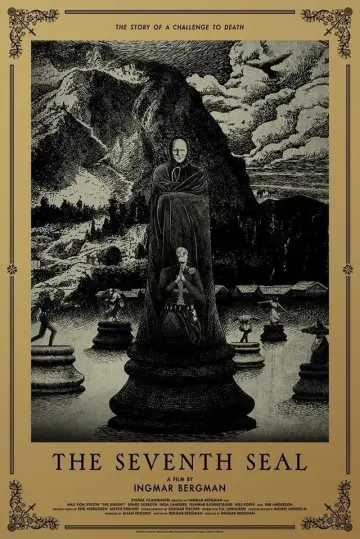 Plakat do filmu "Siódma pieczęć" #99374