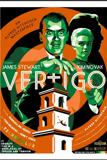 Plakat do filmu "Zawrót głowy" #1627201