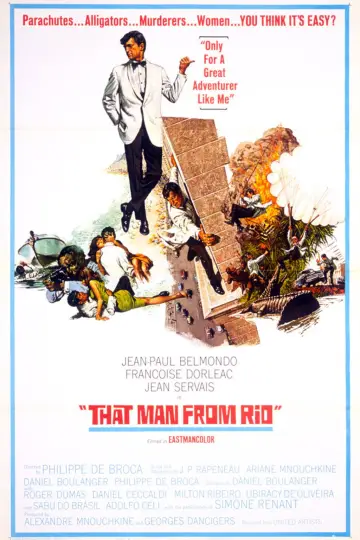 Plakat do filmu "Człowiek z Rio" #1047558