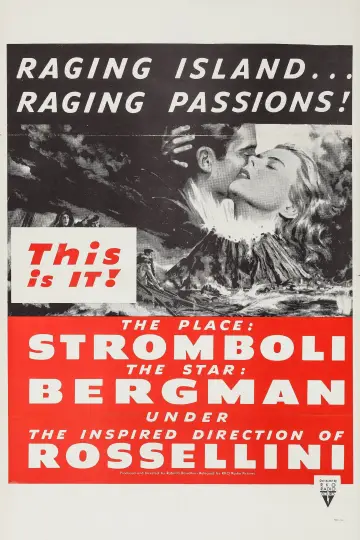 Plakat do filmu "Stromboli, ziemia Boga" #1086866