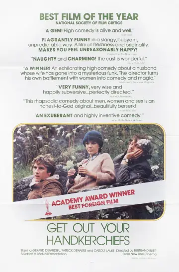 Plakat do filmu "Préparez vos mouchoirs" #1100333