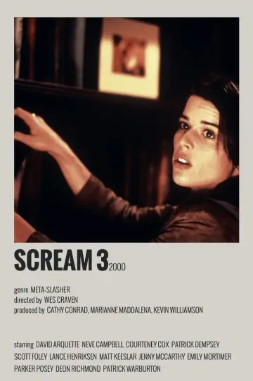 Plakat do filmu "Krzyk 3" #771592