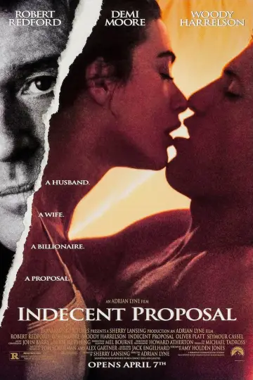 Plakat do filmu "Niemoralna Propozycja" #689504