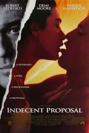 Plakat do filmu "Niemoralna Propozycja" #77152