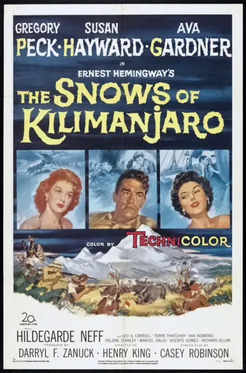 Plakat do filmu "Śniegi Kilimandżaro" #1095943