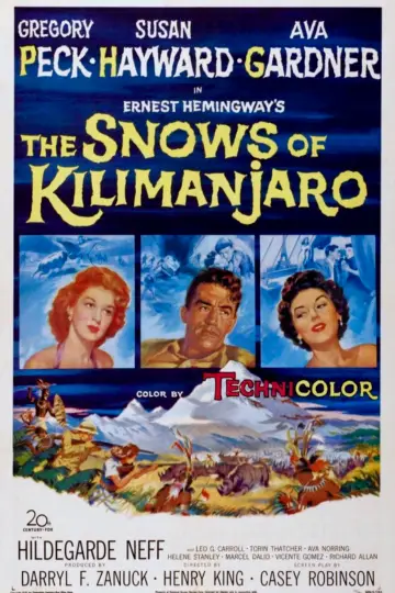 Plakat do filmu "Śniegi Kilimandżaro" #1095944