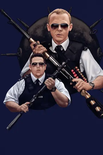 Plakat do filmu "Hot Fuzz - Ostre Psy" #208051
