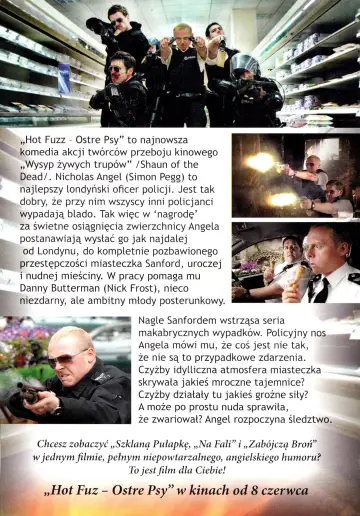 Plakat do filmu "Hot Fuzz - Ostre Psy" #628106