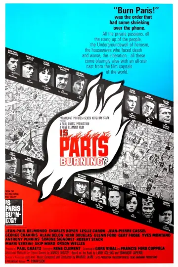 Plakat do filmu "Paris brûle-t-il?" #139620