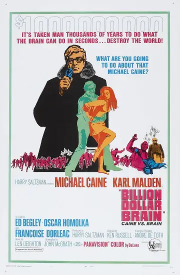 Plakat do filmu "Mózg za miliard dolarów" #1166360
