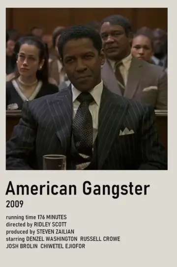 Plakat do filmu "Amerykański gangster" #206521