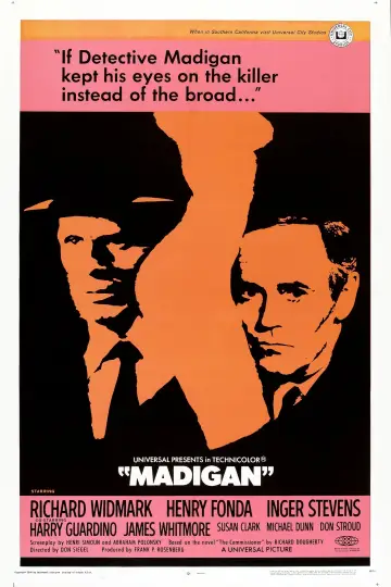 Plakat do filmu "Madigan" #663197