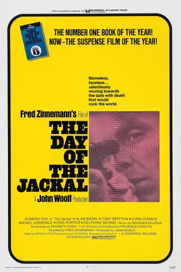 Plakat do filmu "Dzień szakala" #124549