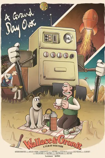 Plakat do filmu "Wallace i Gromit: Podróż na Księżyc" #793731