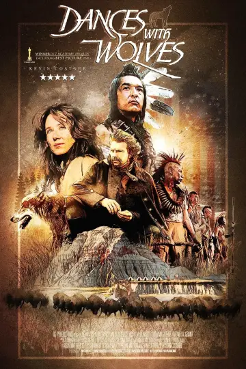 Plakat do filmu "Tańczący z wilkami" #55095