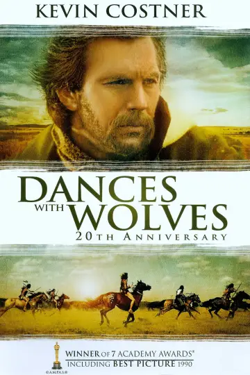 Plakat do filmu "Tańczący z wilkami" #55096