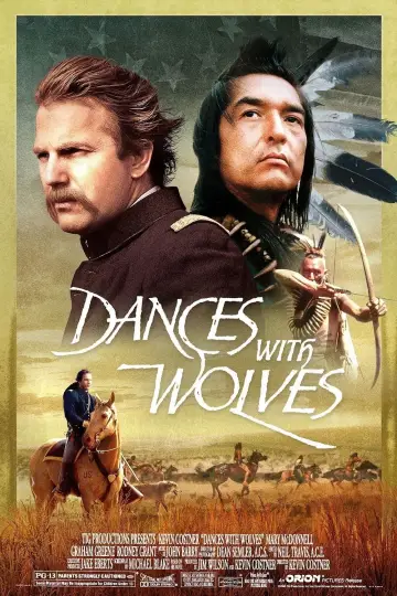 Plakat do filmu "Tańczący z wilkami" #614071