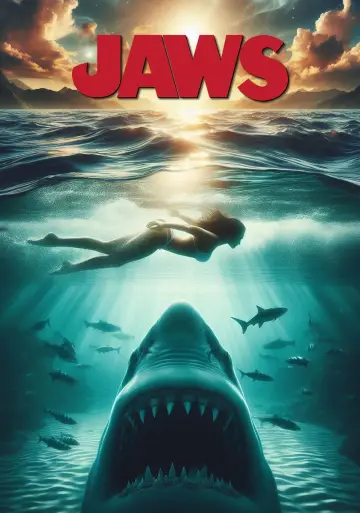 Plakat do filmu "Szczęki" #521202