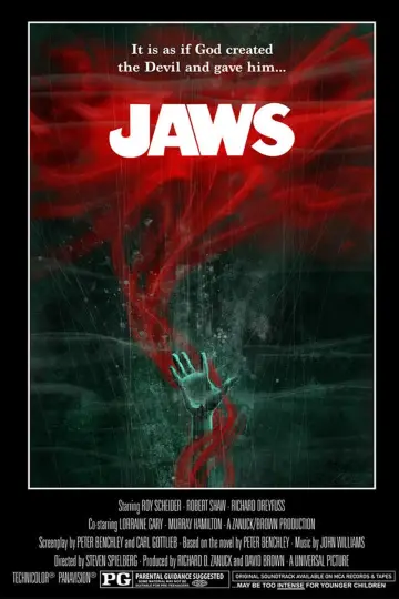 Plakat do filmu "Szczęki" #521379