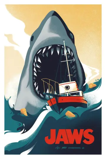 Plakat do filmu "Szczęki" #521528