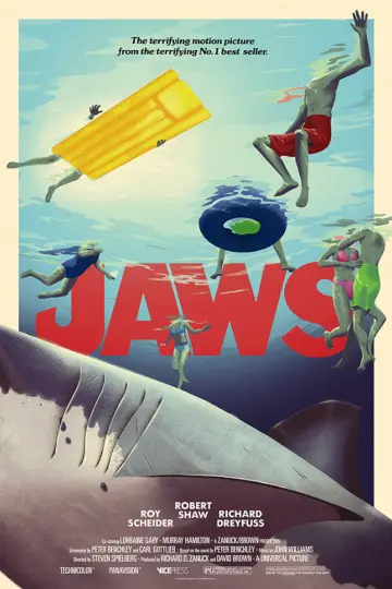 Plakat do filmu "Szczęki" #53725