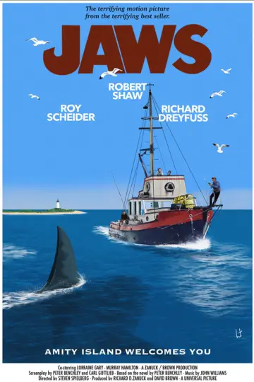 Plakat do filmu "Szczęki" #53727