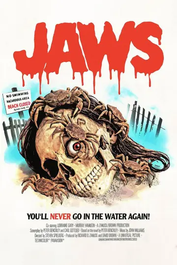 Plakat do filmu "Szczęki" #768254