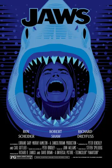 Plakat do filmu "Szczęki" #768278