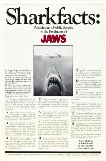 Plakat do filmu "Szczęki" #798772