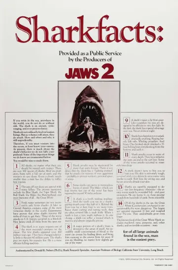 Plakat do filmu "Szczęki 2" #811844