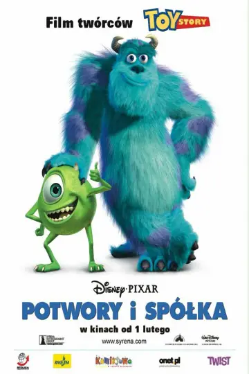 Plakat do filmu "Potwory i spółka" #553876