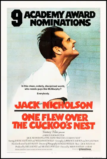 Plakat do filmu "Lot nad kukułczym gniazdem" #1156063